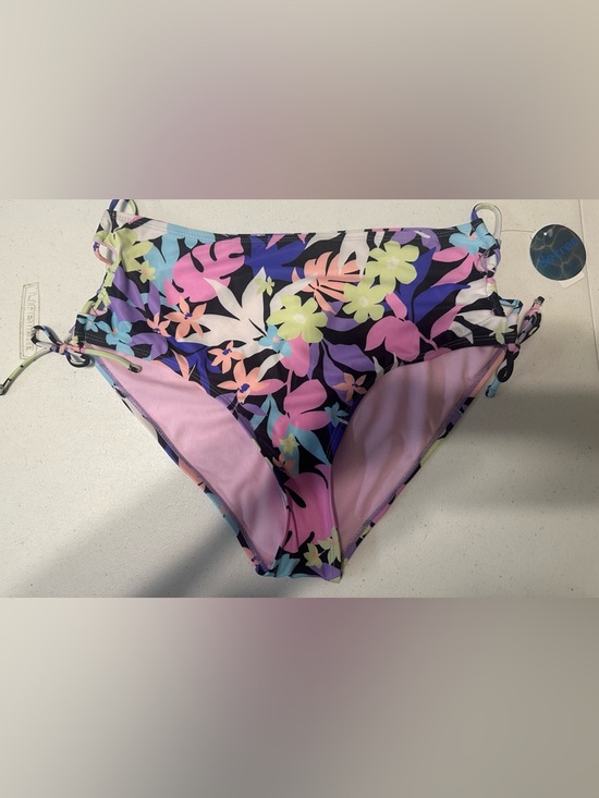 Decree Other - Decree Size L “Midnight Tropics” Floral Swim Bottom NWT